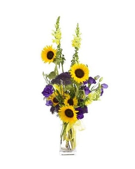 Summertime Splash Vase Arrangement Flower Arrangement